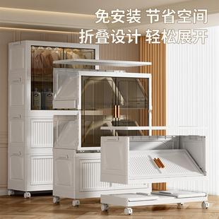 宝宝 储家用书本玩具多HYY055S可移动置物柜折叠物收纳柜层免安装
