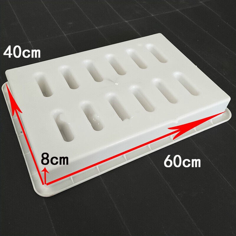 速发井盖模具60x40x8水沟盖板塑料模具下水道井盖水沟排水板水泥