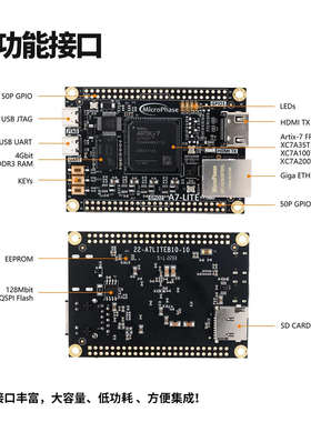 微相 FPGA开发板核心板 XILINX Artix 7 XC7A35T 100T A7-Lite