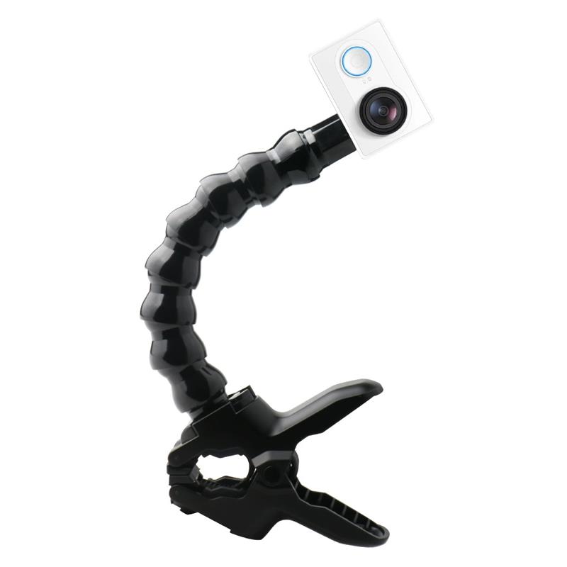 For Gopro11/10/9/8/7/6/5运动相机配件大力夹+蛇形臂管固定支架