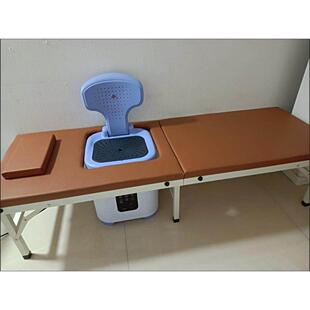 蓝精灵艾灸床可折叠按摩床熏蒸床便捷式免安装手提定制包邮