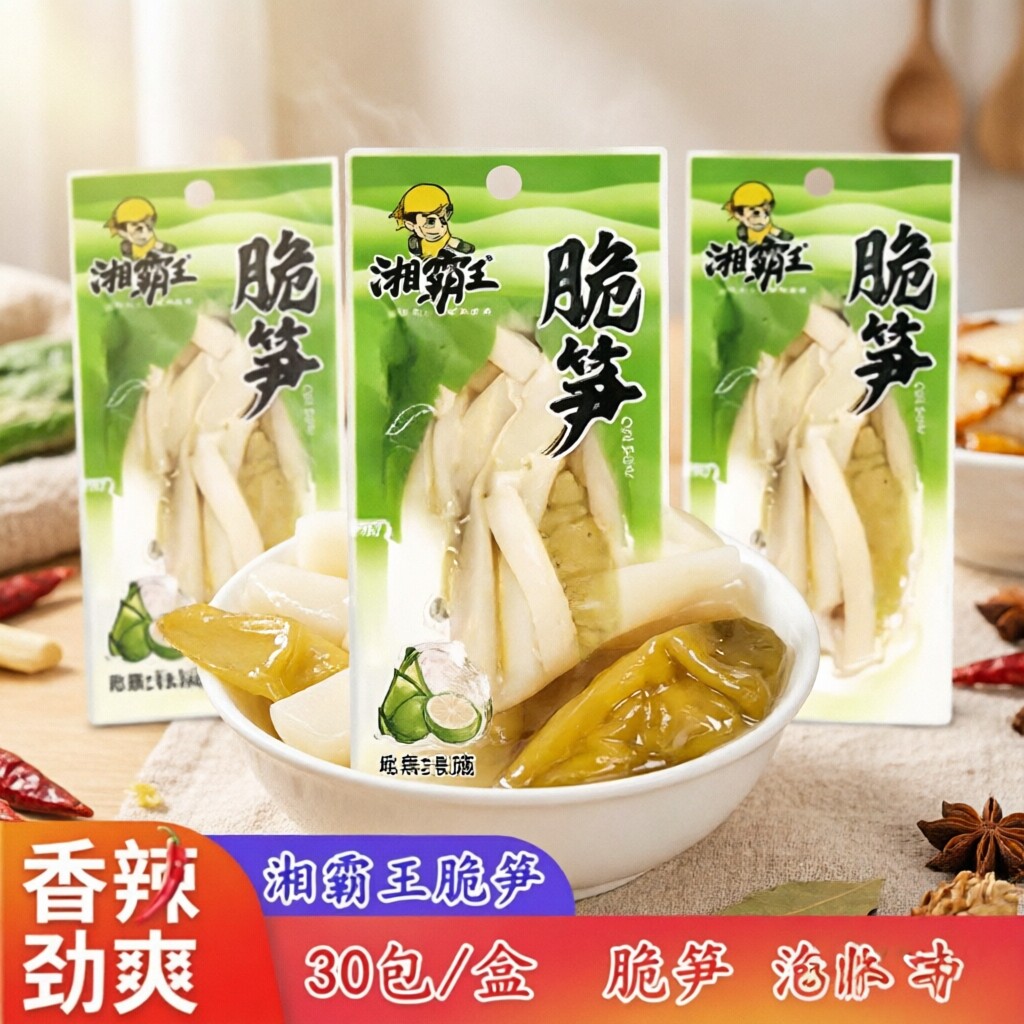 脆笋正宗酸辣泡椒味鲜嫩脆爽超入味独立小包装卫生便携传统工艺