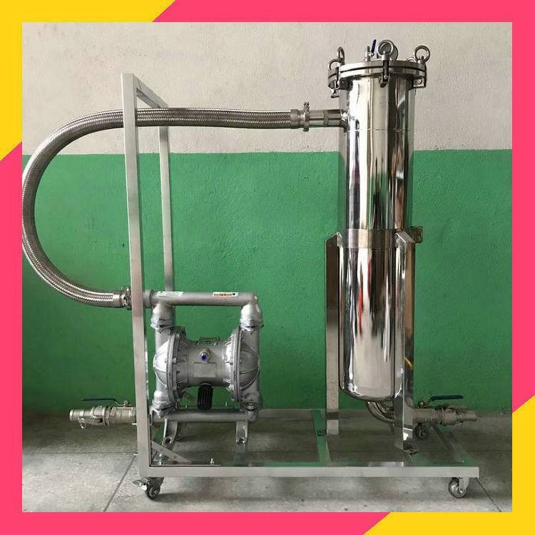 不锈钢墨水过滤器 墨水过滤除杂设备 滤布加压过滤速度快