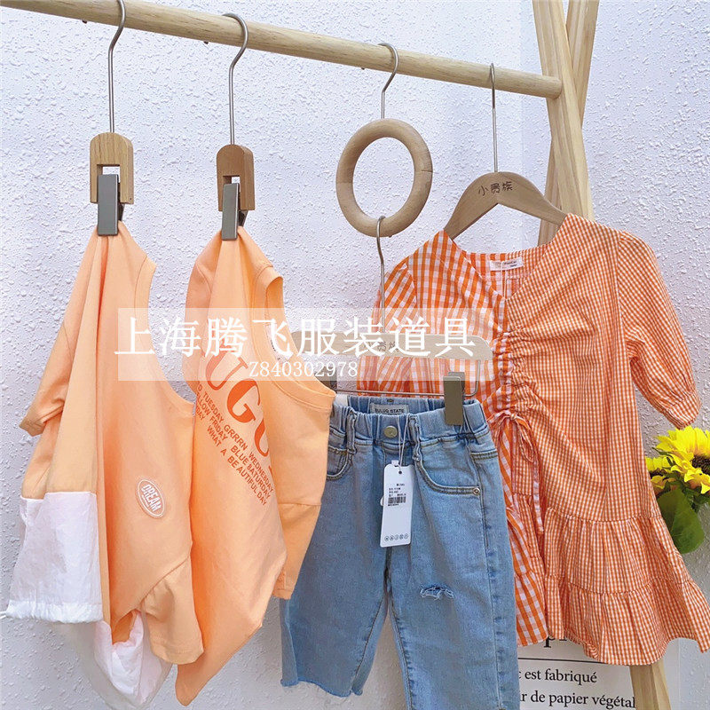 现货速发服装店挂钩s钩多功能能榉木实木上墙衣服钩子配件货架展