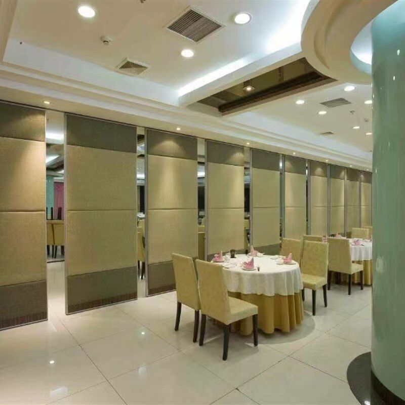 现货速发厂销酒店活动高隔断墙饭店包厢办公室折叠移动推拉吊轮道