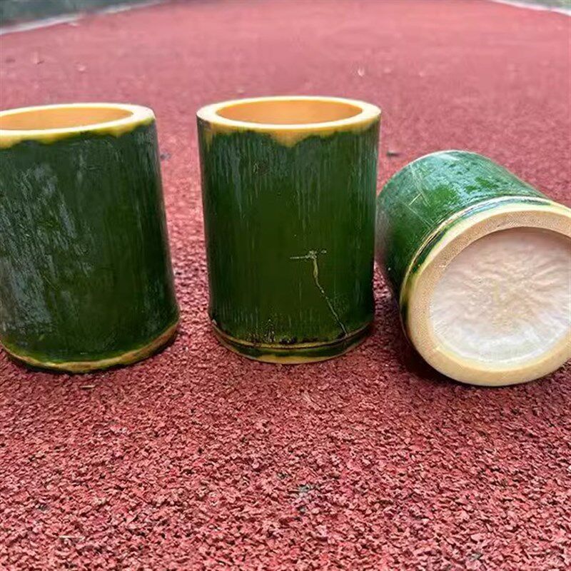 现货速发新鲜竹筒奶茶杯竹筒超大奶茶杯冰淇淋竹筒粽子竹筒杯多肉