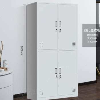 现货速发新品。钢制铁皮更衣柜员工宿舍收纳柜G多门置物柜带锁澡