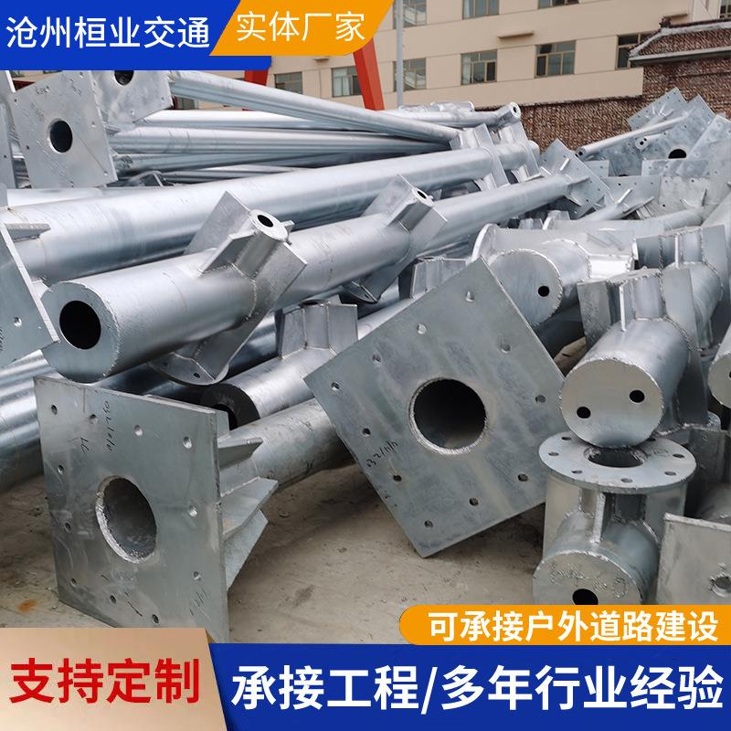 销售交通标志杆L杆F杆不锈钢指示牌红绿灯信号灯杆道路八角杆