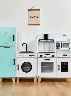 新款儿家家仿饭真童光电厨房玩具可真实PSZ过出水女孩做煮饭套装