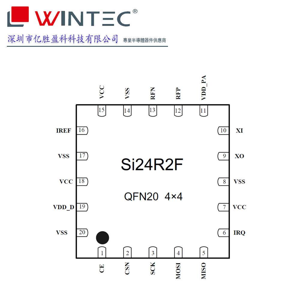 Si24R2F烧录器编程器 | 2.4G单发射内置NVM有源RFID+12dBm