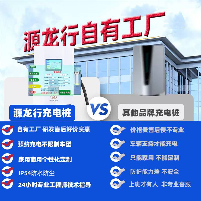 源龙行汽车直流充电桩15kw20kw30kw快充汽车货车通用家用商用380v