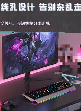 电脑桌台桌式电竞子家用带置物架办公桌桌椅简易书DHE卧室学习写