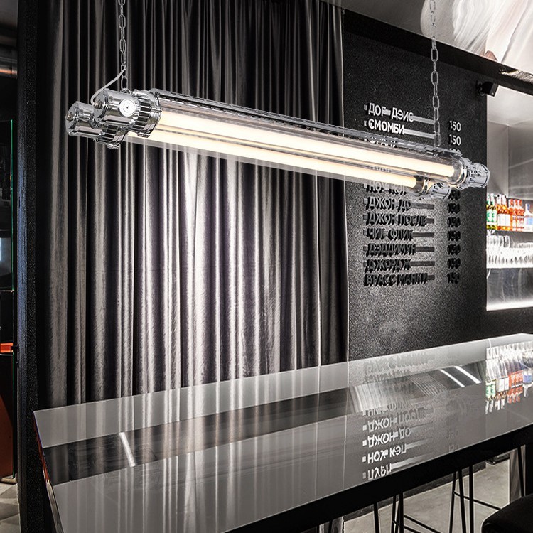复古工业风吊灯网红餐厅商业展厅餐饮空间吧台前台灯铸铝电镀灯具