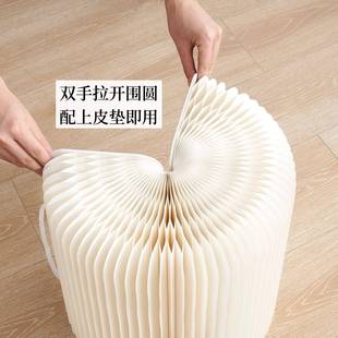 现货柱家折叠凳用圆色可折叠便携纯收纳网红圆形儿童BRC小凳子