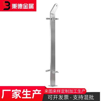 不锈钢楼梯立柱厂家 工程桥梁立柱 非标定/制304不锈钢栏杆立柱