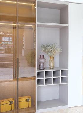 全屋家物居定衣柜卧室开放式更制组衣区储收纳柜梳妆LJG台合工厂