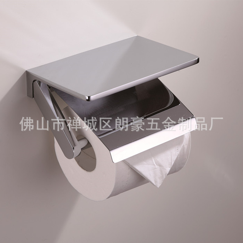 厂家直销全铜实心置物纸巾架