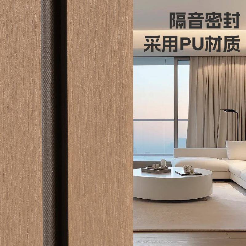 木塑室室内门多层卧门复现合代简约间AWZ隔音门木房门室内防潮平
