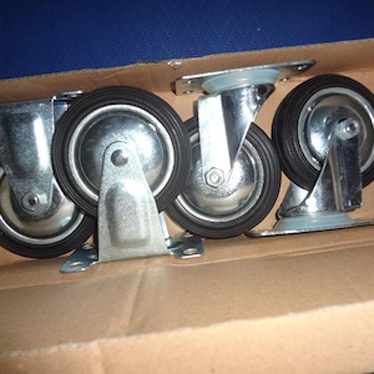 用轮静音可家折货叠平板四手推车仓库搬运平板车拉TLX车拖车工具