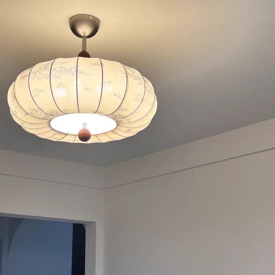 复古南洋风卧室灯顶灯中古创南意瓜造型艺术书房间主l卧灯VZC吸具