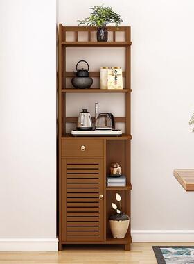 转室角置物架非实木角柜层落地直角客厅新款卧边墙柜置物架茶7868