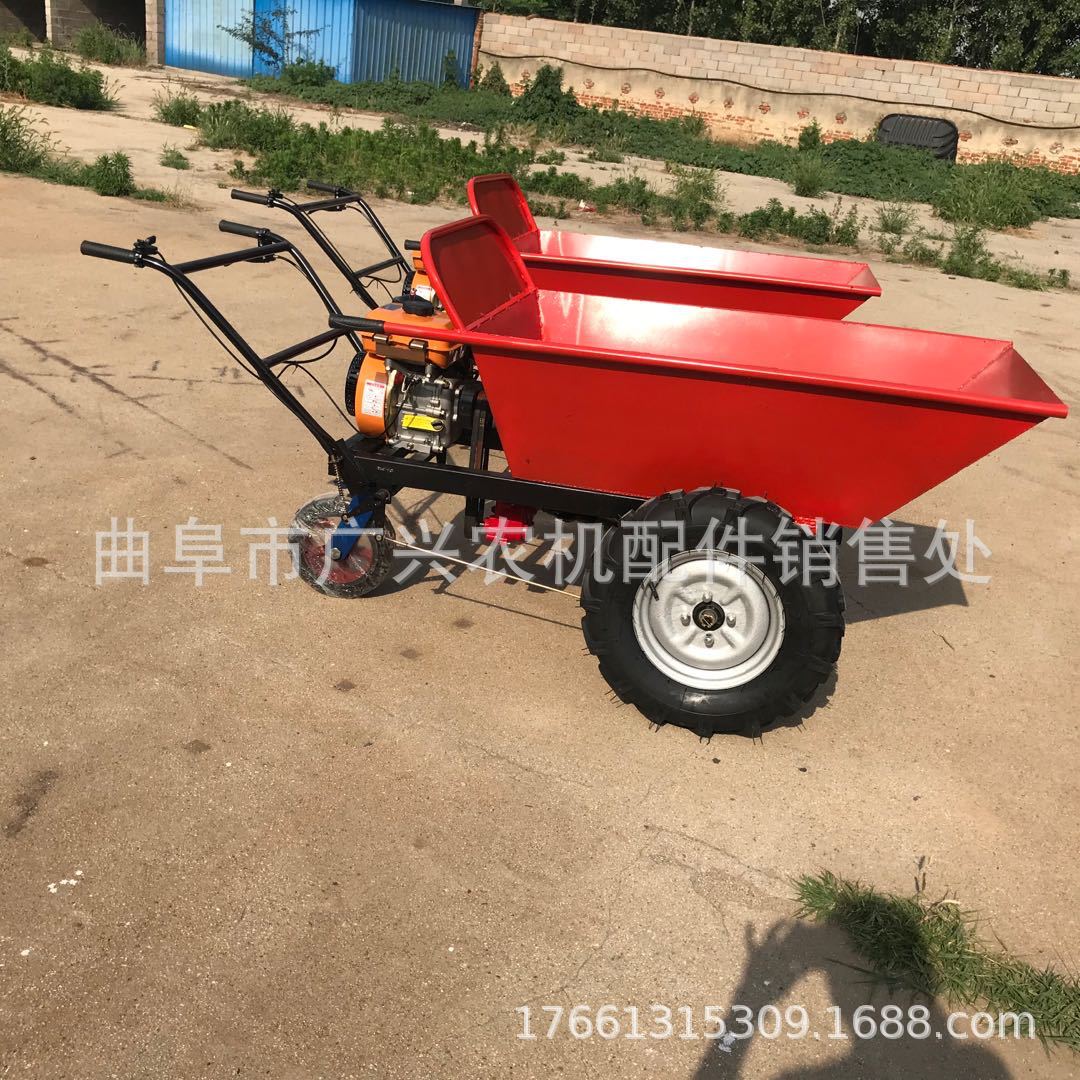 汽油自走式轻便建筑工程掀斗车