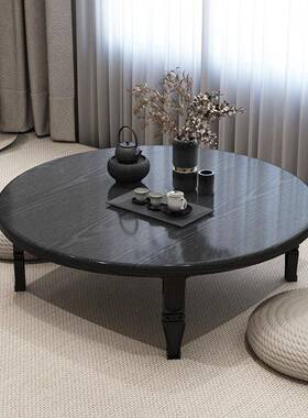 折XWU叠桌脑餐桌家用炕桌地桌吃饭折小桌子榻榻米床上叠书桌电桌