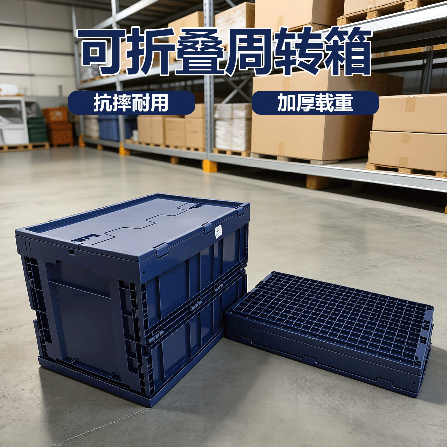 物流配送折叠收纳周转箱