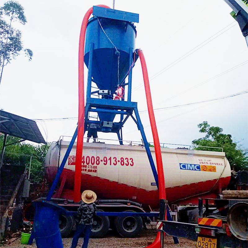 广西粉煤灰清灰机建材散灰吸自装罐车机输送QOI式水泥厂清库吸料