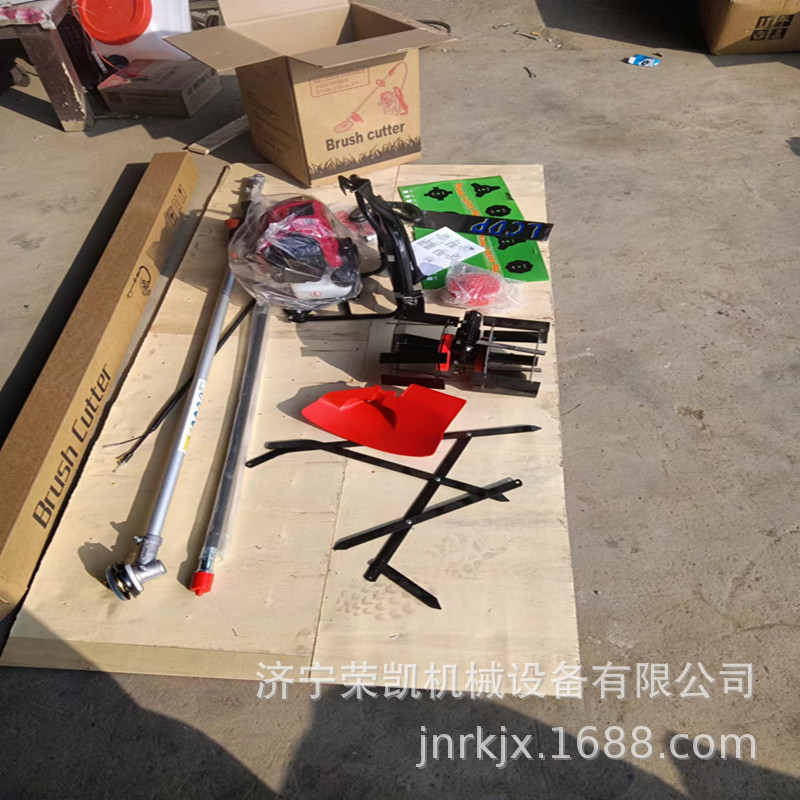 背负式四冲程汽油割灌机开沟