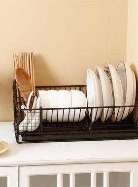 餐具沥水收锈架铁高温VE漆家用艺厨房沥水篮大承纳重不生抽拉式