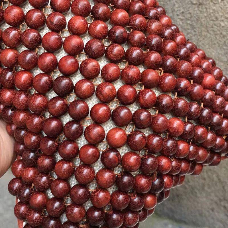 洲小珠MIZ叶紫檀实木子车枕车用枕专用靠枕护腰汽车枕头腰靠颈套