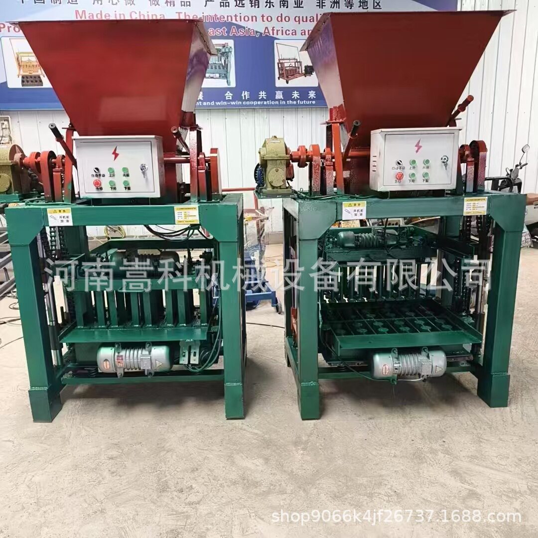 出口非洲小型手动免烧砖机