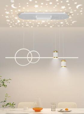 现扇灯客厅20MY-16125年新代简约智能全款屋卧室风房间无叶风扇灯