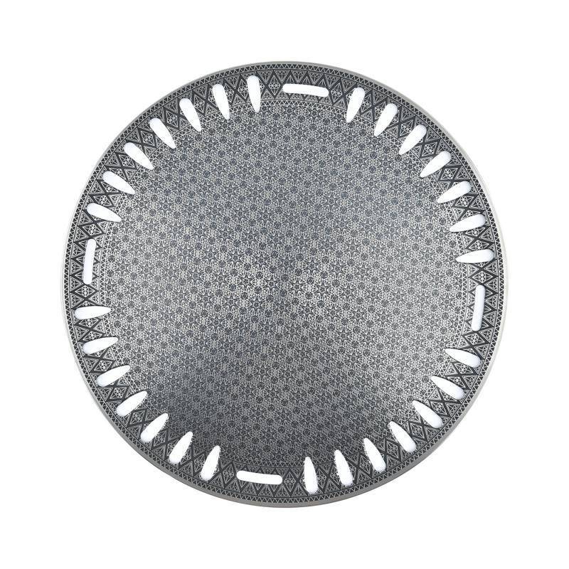 A5L烧烤盘不锈钢厚方烤盘火家用商加用烤格肉盘蜂F755MMJ8窝盘烧