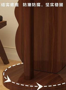 转穿镜全身可落地镜PSY家用卧室移动立式试衣镜旋子衣带挂衣帽架