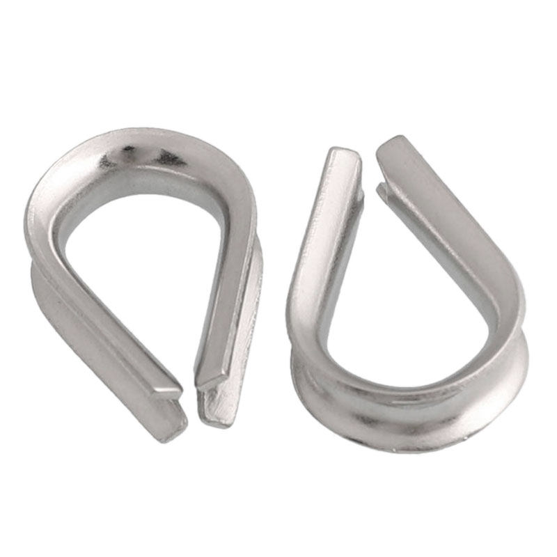 速发绳4不锈钢钢丝0套环保护套三角环-口鸡心环4M5M6M8M10夸M24