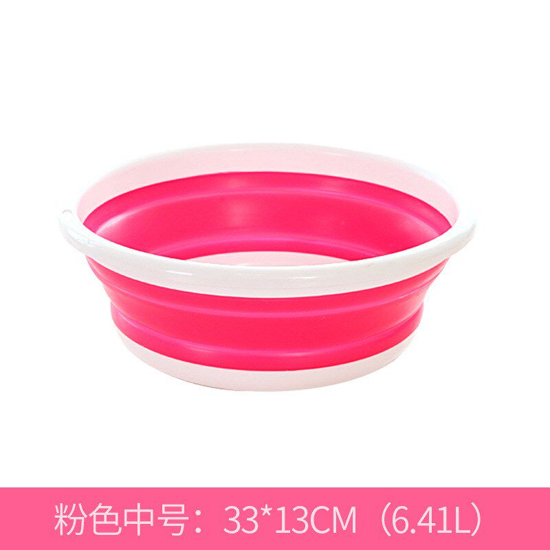 速发创意水外可折叠脸盆便携式旅游伸缩学生宿洗宝宝婴儿舍脸户盆