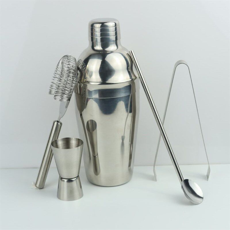 速发跨境厂销不锈钢随架调酒套装酒吧家g鸡尾酒调o器l酒庭o定酒杯