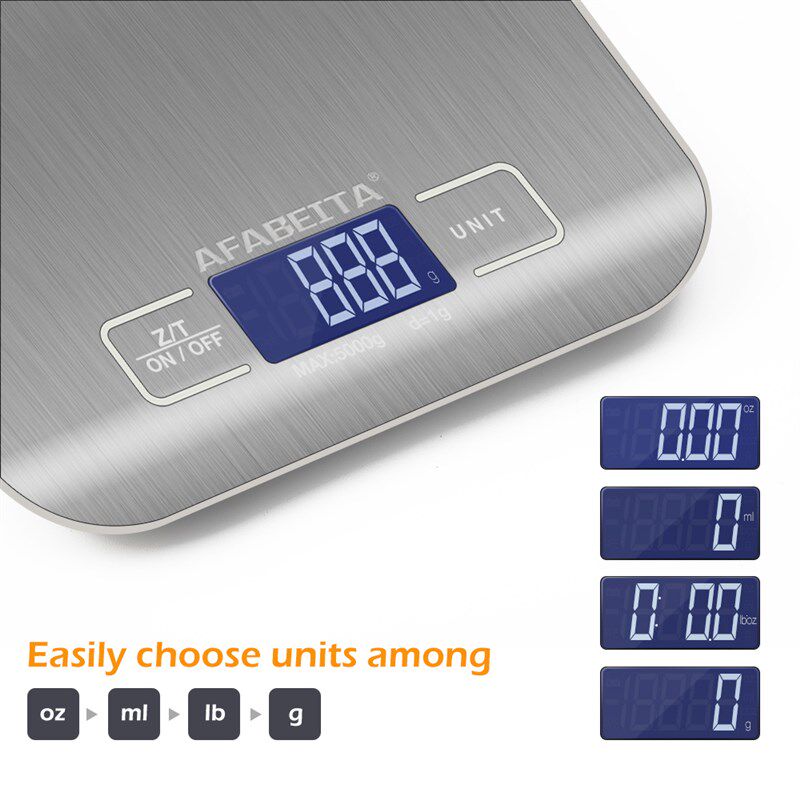 速发10KG/5KG/Kg/500G Kitche Sces Stle Steel Weighig Fo