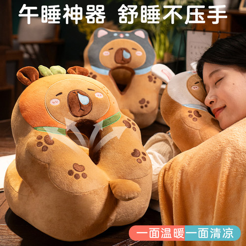 速发午睡公趴睡枕办枕室儿童午休神器小学觉趴桌上抱枕生睡生小枕