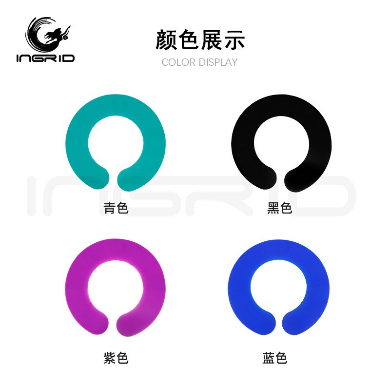速发发廊专用防水焗油双漆喷面带扣剪发防碎发披肩美发硅胶