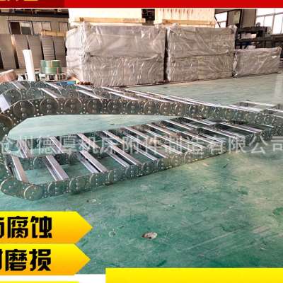 速发新品重款冶金设备用g钢铝拖链拖承新大 O行程长不锈钢 链品