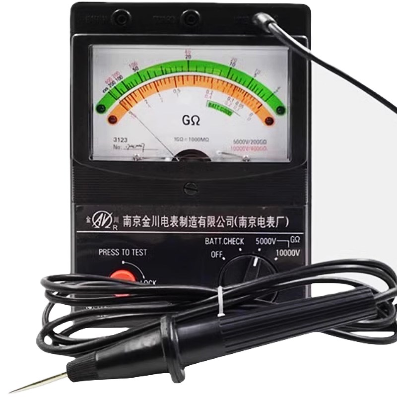 10000V高压绝缘兆欧表3123电动3121南京金川10KV绝缘强度2500V