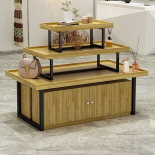 速发商超中头柜文具饰婴服装母品店堆岛展架展示台流水台中岛桌