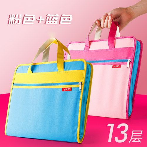 速发孕检产检资料收纳袋孕产档案袋孕妈妇检包手提布料文件袋子孕