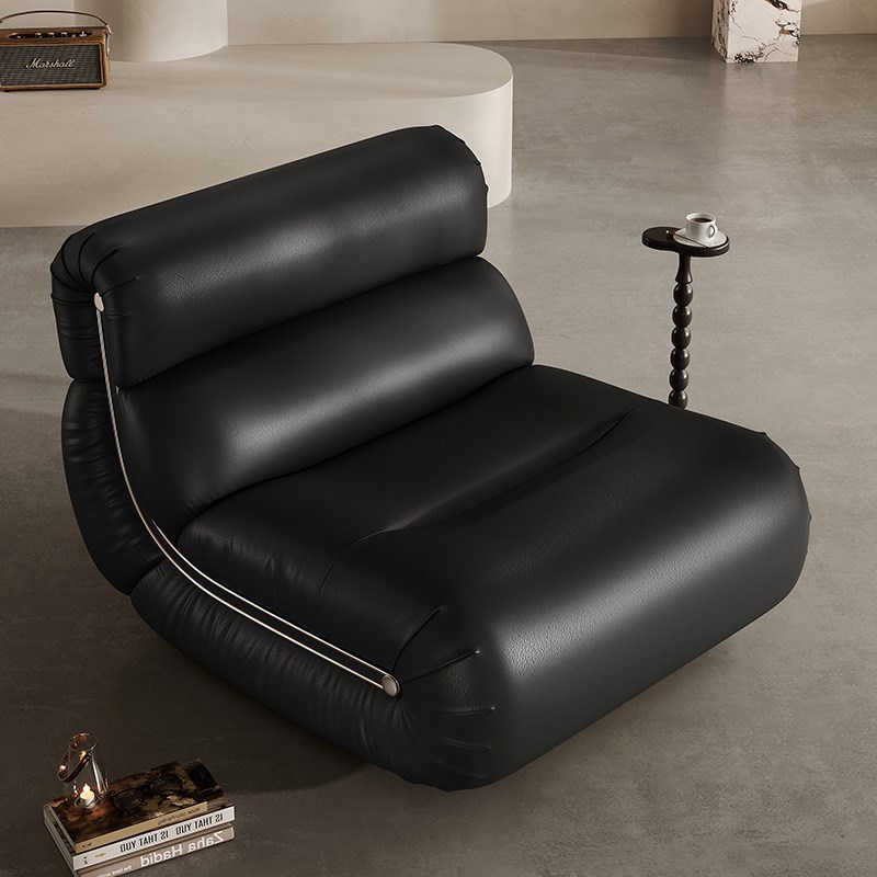 速发摇椅客式极简家用意厅头层台躺奢轻椅休闲椅懒人沙发椅