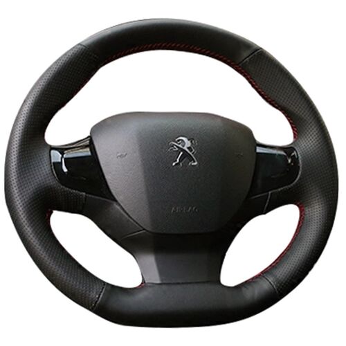 适用于标致308方向盘套真皮手缝3008 408 508 301 307 2U00820620