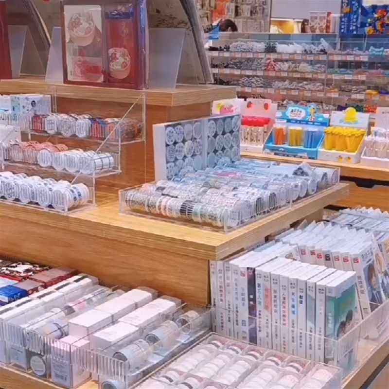 商品分隔亚克力收纳盒橡皮架柜盒盘胶带本册子手机Z店展示超市,收纳整理,桌面收纳盒,淘宝优惠券,粉丝福利购,淘宝优惠卷