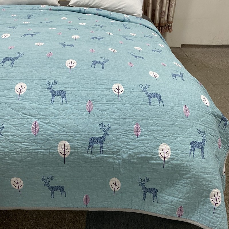 纯棉床单床盖夹棉床单绗缝被空调盖毯夏凉被J儿童爬垫1.2米/1.5米,床上用品,床盖,淘宝优惠券,粉丝福利购,淘宝优惠卷